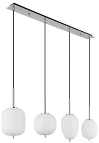 Globo 15345-4NO - Żyrandol na lince BLACKY I 4xE14/40W/230V