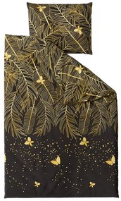 PrzytulneMieszkanie.pl PrzytulneMieszkanie.pl Pościel z mikrowłókna VISATA czarna Rozmiar pościeli: 70 x 80 cm | 140 x 200 cm