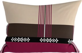 Poszewka na poduszkę z polibawełny DANIELA POLY 50x70 cm, bordowy