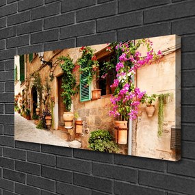 Obraz na płótnie Minimalistyczna Bryła Domu