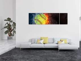Obraz - Piłka tenisowa (170x50 cm)