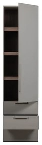 Szara szafa modułowa 55x210 cm Rens – WOOOD
