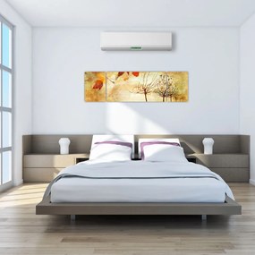 Obraz - Jesienny nastrój (170x50 cm)