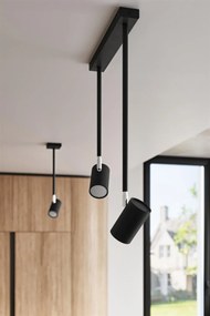 Plafon NORANO czarny SOLLUX  LIGHTING