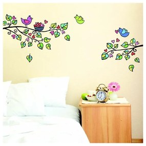 Zestaw naklejek Fanastick Birds And Hearts