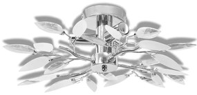 Biała nowoczesna lampa sufitowa z listkami - E974 A0-B57