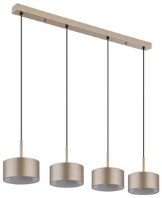 Globo 56964-4H - LED żyrandol na linkach RAYMOND LED/40W/230V 3000K mosiądz
