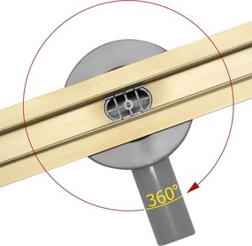 Odpływ Liniowy REA NEO SLIM PRO Złoty 50