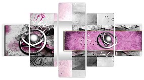 Obraz abstrakcji (125x70 cm)
