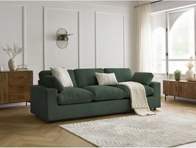 Zielona sztruksowa sofa 250 cm Belair – Bobochic Paris