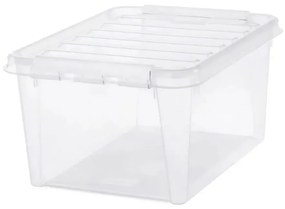 SmartStore Pojemnik z białymi klipsami Classic, 32l, 32 l