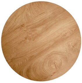 Zestaw 2 stolików kawowych MALOMI dąb naturalny/czarny HALMAR