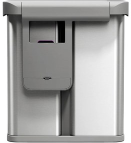 Simplehuman Bezdotykowy kosz z obsługą głosową do segregacji odpadów 58 l, stal nierdzewna