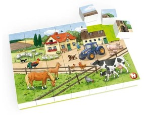 Puzzle dziecięce Hubelino Życie na wsi