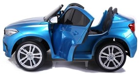 Auto na akumulator nowe bmw x6m niebieskie lakierowane