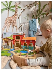 Woopie green mega farma figurki zwierząt stajnia obora kurnik 18 el.