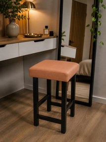 Taboret Klasyk 45cm Stołek Loft Eko-skóra D14