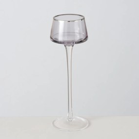 Świeczniki szklane SMOLA, 2 szt. 20-23 cm