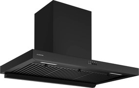 Klarstein AeroClean 603m³/h 90cm Okap Kominowy Czarny