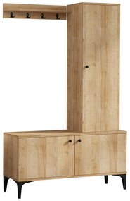 Zestaw do przedpokoju Lex Oak and Black