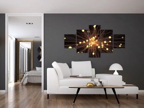 Obraz abstrakcji (125x70 cm)