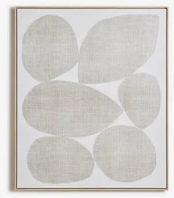 Dekoracyjny Obraz 100x120 Cm Malowany Ręcznie Na Płótnie Mivex Kolory Naturalne - Sklum