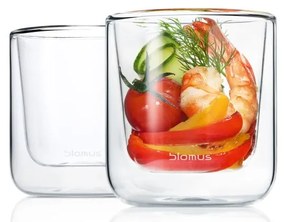 Zestaw 2 podwójnych filiżanek do kawy Blomus Nero, 200 ml