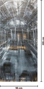 Fototapeta na drzwi - Wnętrze starego budynku (95x205cm)