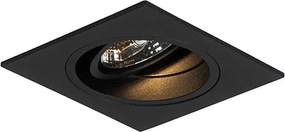 Nowoczesny reflektor wpuszczany czarny regulowany - Chuck 70