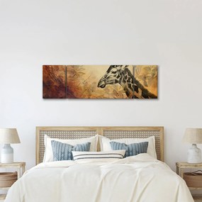 Obraz - Żyrafa, malarstwo (170x50 cm)
