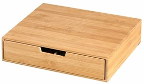 Kesper 58952 Organizer na kapsułki z kawą iherbatą bambus, 34 x 31 x 8 cm