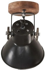 Czarne industrialne lampy ścienno sufitowe S6-S27