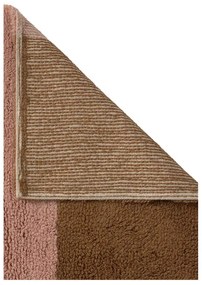 Wełniany chodnik tkany ręcznie 80x230 cm Chroma Spiced Coral – Lorena Canals