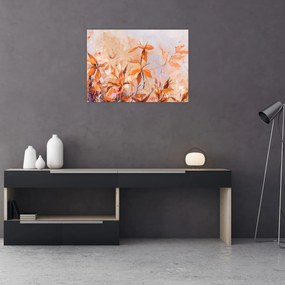 Obraz - Malowane kwiaty (70x50 cm)
