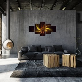 Obraz - abstrakcja śmigieł (125x70 cm)