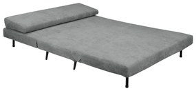 Szara rozkładana sofa 87 cm Mallory – Støraa