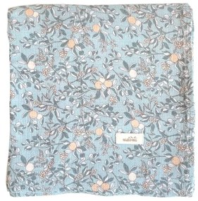 Niebieski koc dziecięcy 120x120 cm Apricot – Malomi Kids