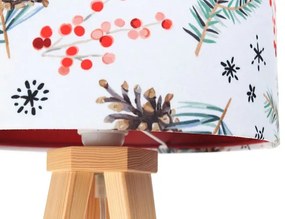 Lampka stołowa trójnóg ze świątecznym motywem - S291 B5-A13