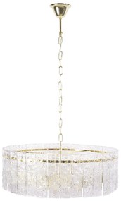 Lampa Wisząca z Kryształami APP1779-CP 60CM ZŁOTA