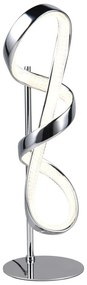 Lampa stołowa LED w kolorze srebra (wys. 47 cm) Padua – Trio