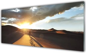 Szkło do Kuchni na Ścianę Bezkres Piaszczystej Pustyni