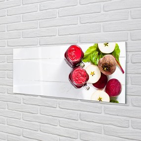 Szklany Panel Zdrowy Koktajl Buraczano-Jabłkowy