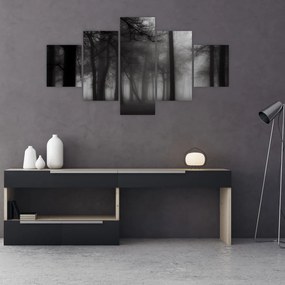 Obraz - Las we mgle (125x70 cm)