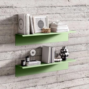 Półka wisząca JOANNE 700 mm, Fresh Style: pastelowy zielony