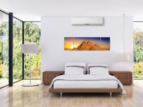 Obraz - piramidy egipskie (170x50 cm)