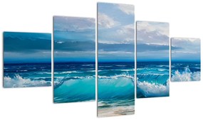 Obraz - Fale morskie (125x70 cm)