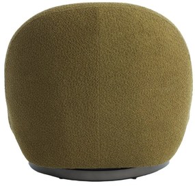 Zielony fotel z materiału bouclé Gumaca – Light &amp; Living