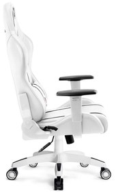 Fotel gamingowy Diablo X-One 2.0 Small: biało-czarny