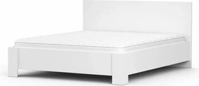 Drewianie łóżko Ediman 160x200 w dwóch kolorach do wyboru dąb sonoma oraz białe