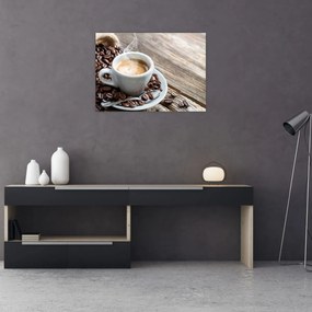Obraz na szkle - Espresso (70x50 cm)